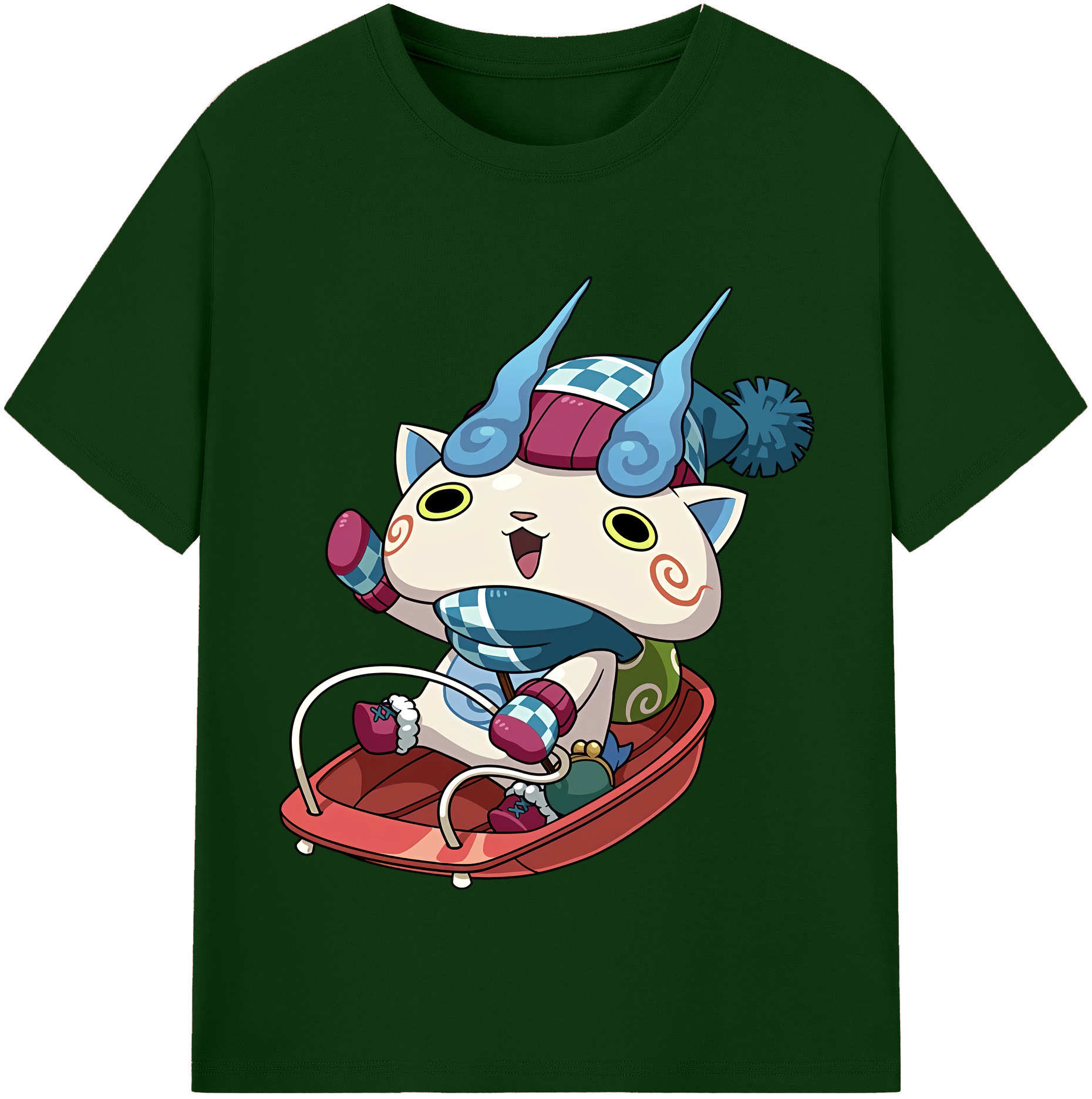 （画像用） 妖怪ウォッチ Yo-kai Watch 綿100％半袖Tシャツ（フロントプリント）